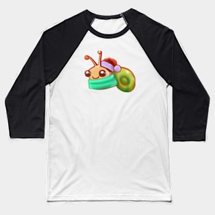 Cute Snail Drawing Baseball T-Shirt